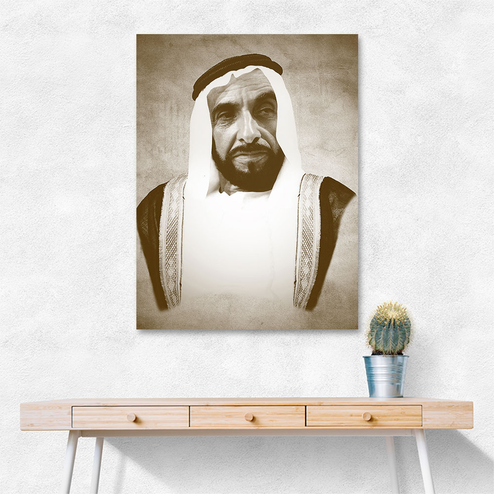 Sheikh Zayed bin Sultan Al Nahyan Portrait