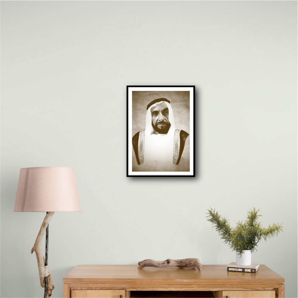 Sheikh Zayed bin Sultan Al Nahyan Portrait