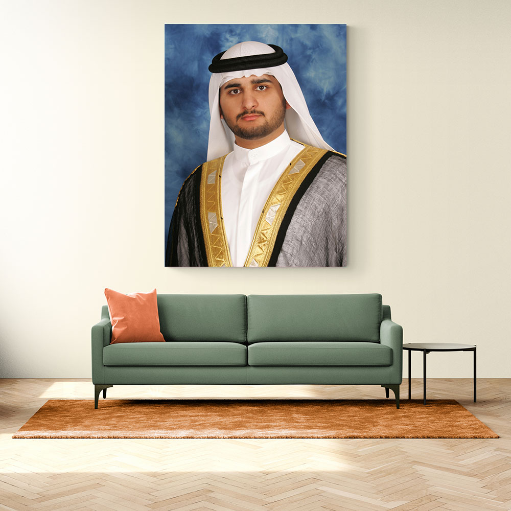 Sheikh Maktoum Bin Mohammed Bin Rashid Al Maktoum Portrait