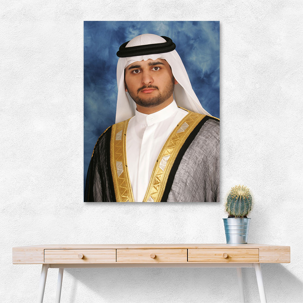 Sheikh Maktoum Bin Mohammed Bin Rashid Al Maktoum Portrait