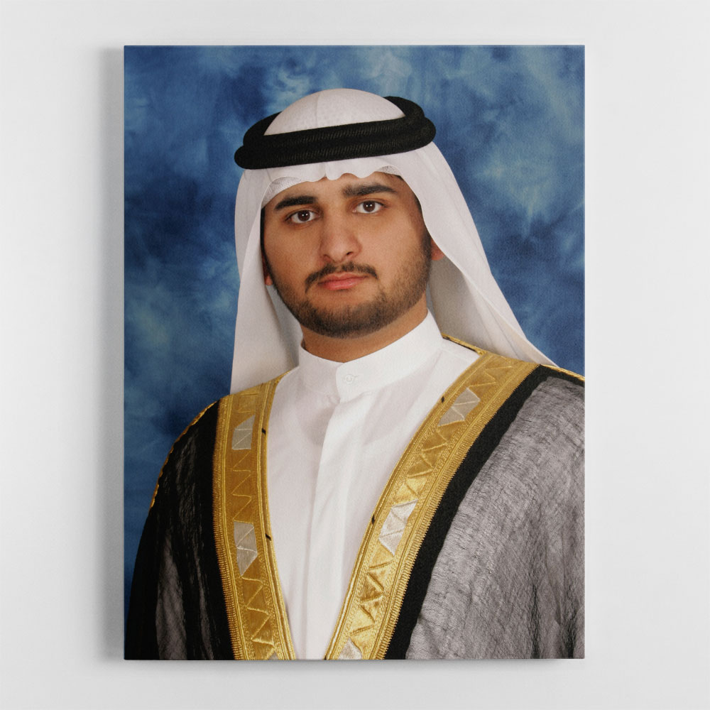 Sheikh Maktoum Bin Mohammed Bin Rashid Al Maktoum Portrait