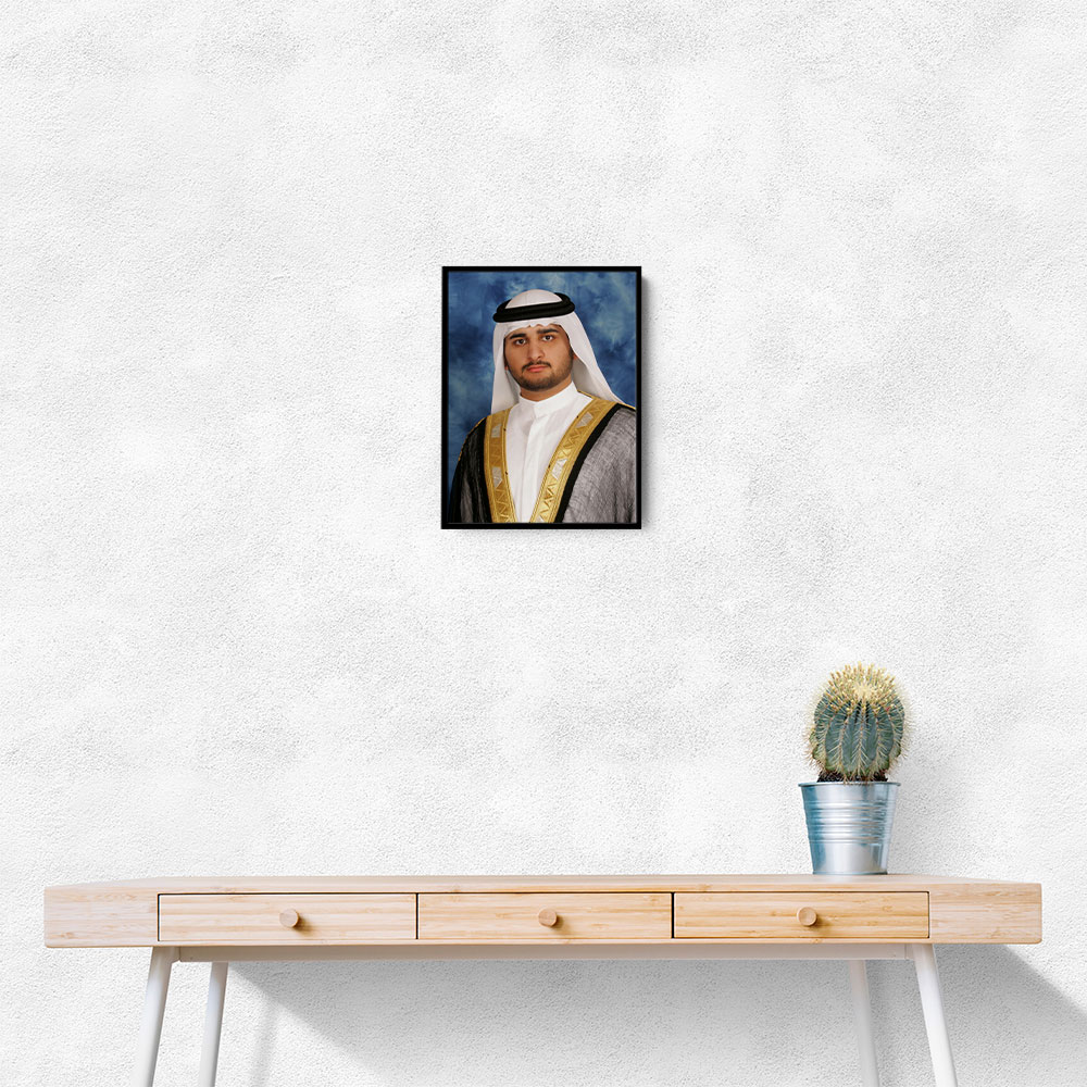 Sheikh Maktoum Bin Mohammed Bin Rashid Al Maktoum Portrait