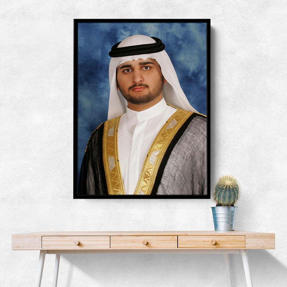 Sheikh Maktoum Bin Mohammed Bin Rashid Al Maktoum Portrait