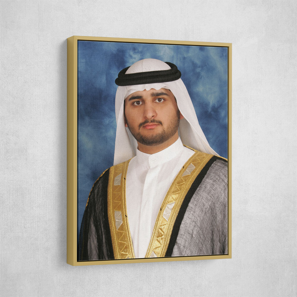 Sheikh Maktoum Bin Mohammed Bin Rashid Al Maktoum Portrait