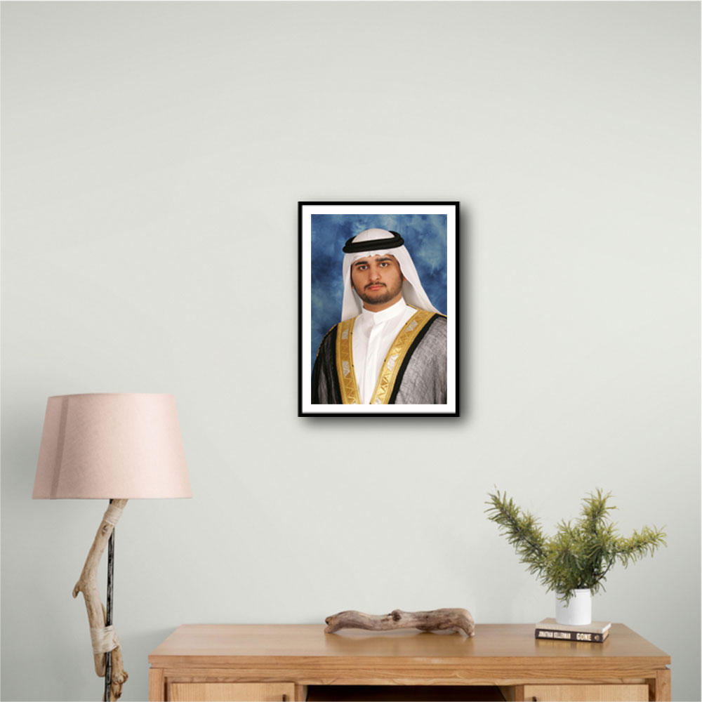 Sheikh Maktoum Bin Mohammed Bin Rashid Al Maktoum Portrait