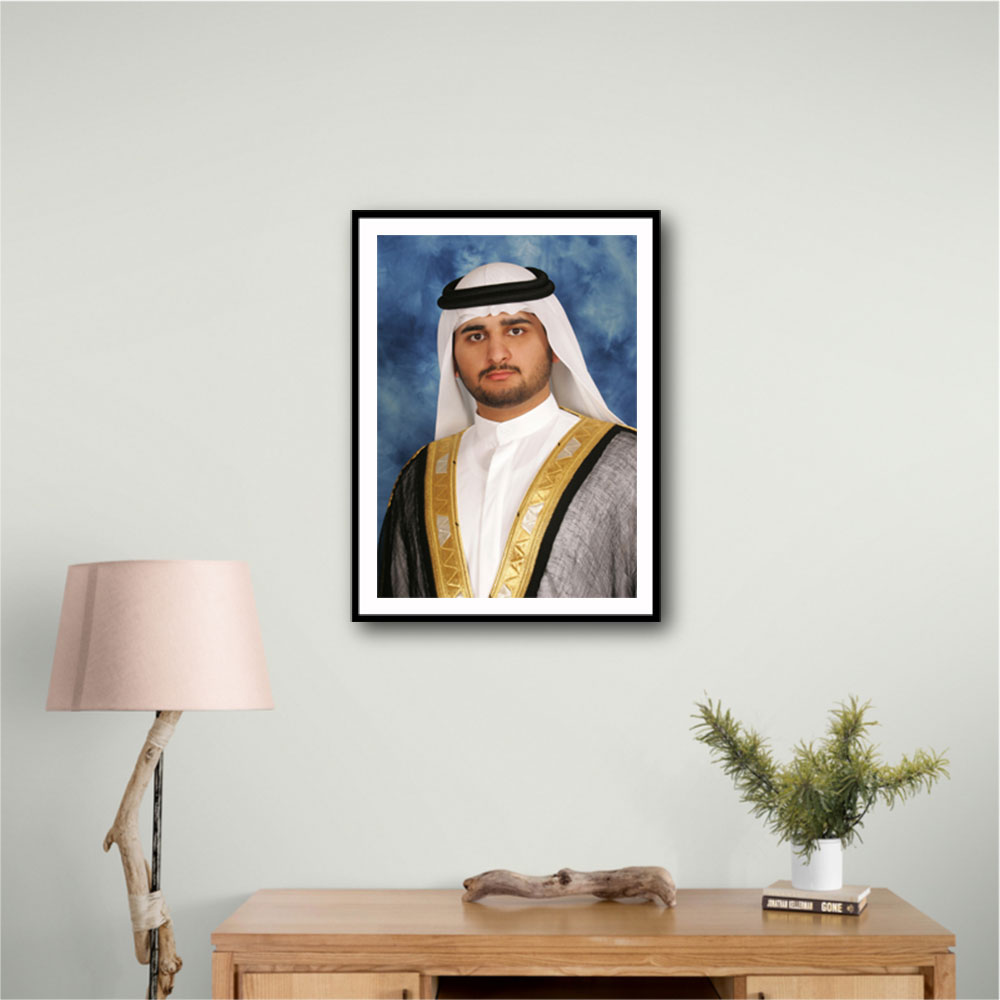 Sheikh Maktoum Bin Mohammed Bin Rashid Al Maktoum Portrait