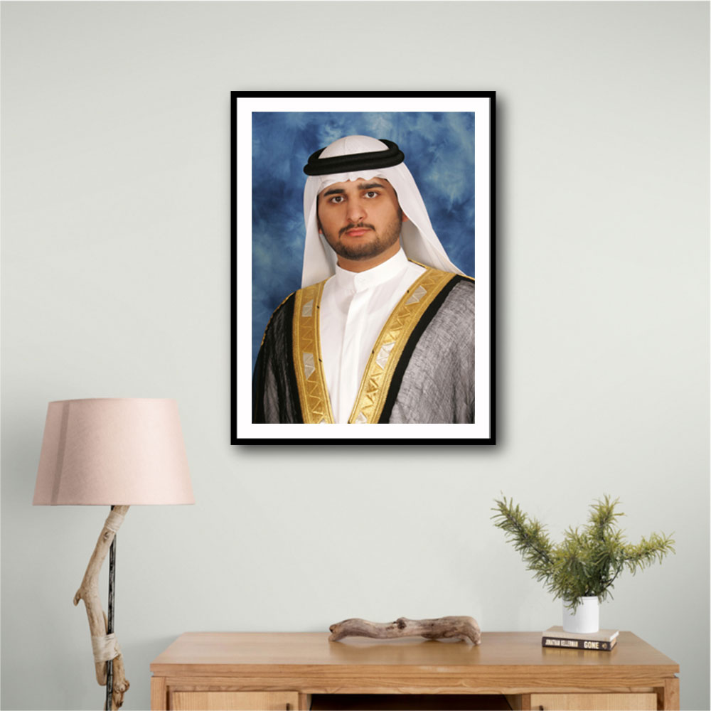 Sheikh Maktoum Bin Mohammed Bin Rashid Al Maktoum Portrait