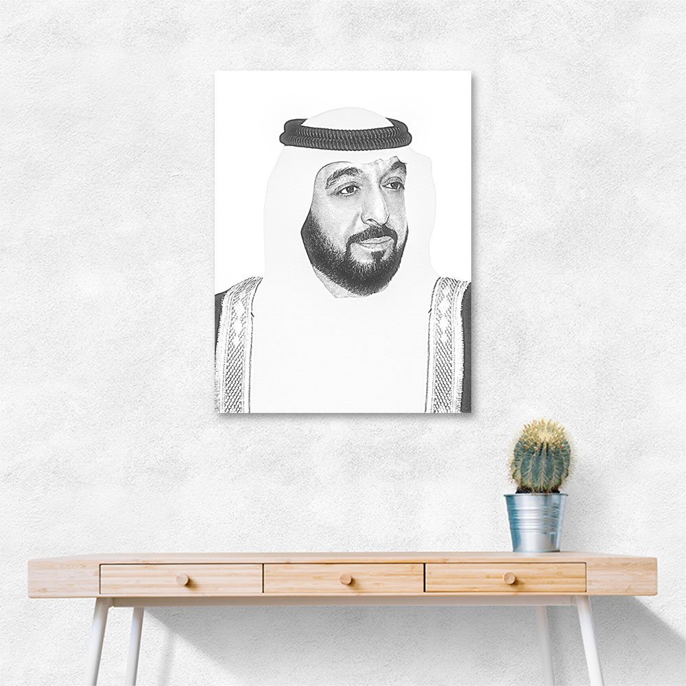 Sheikh Khalifa Bin Zayed Al Nahyan Portrait