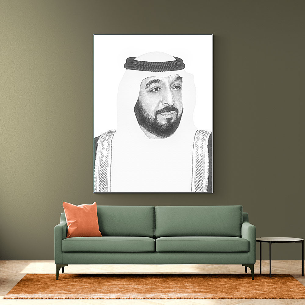 Sheikh Khalifa Bin Zayed Al Nahyan Portrait