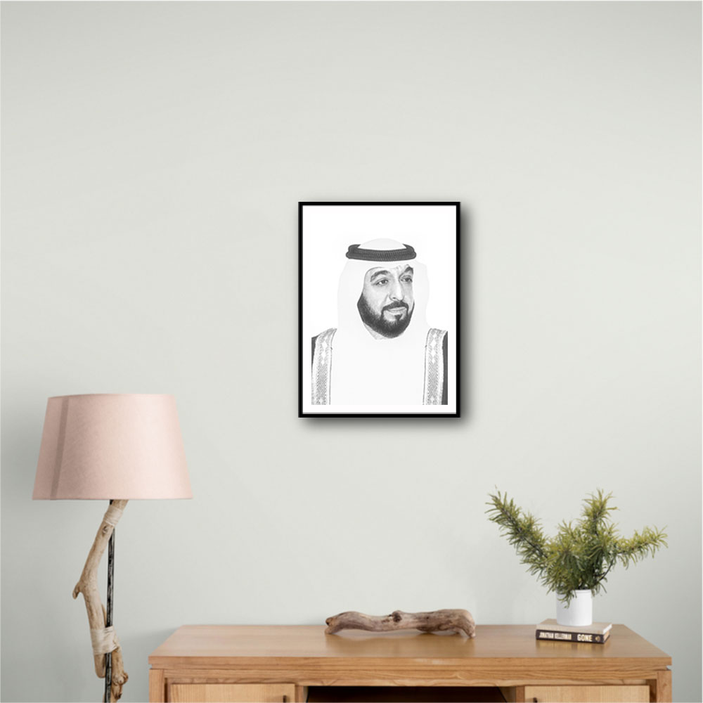 Sheikh Khalifa Bin Zayed Al Nahyan Portrait