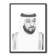 Sheikh Khalifa Bin Zayed Al Nahyan Portrait