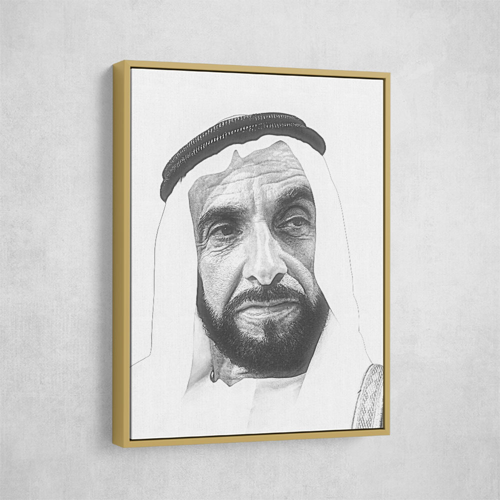 Sheikh Zayed bin Sultan Al Nahyan Portrait