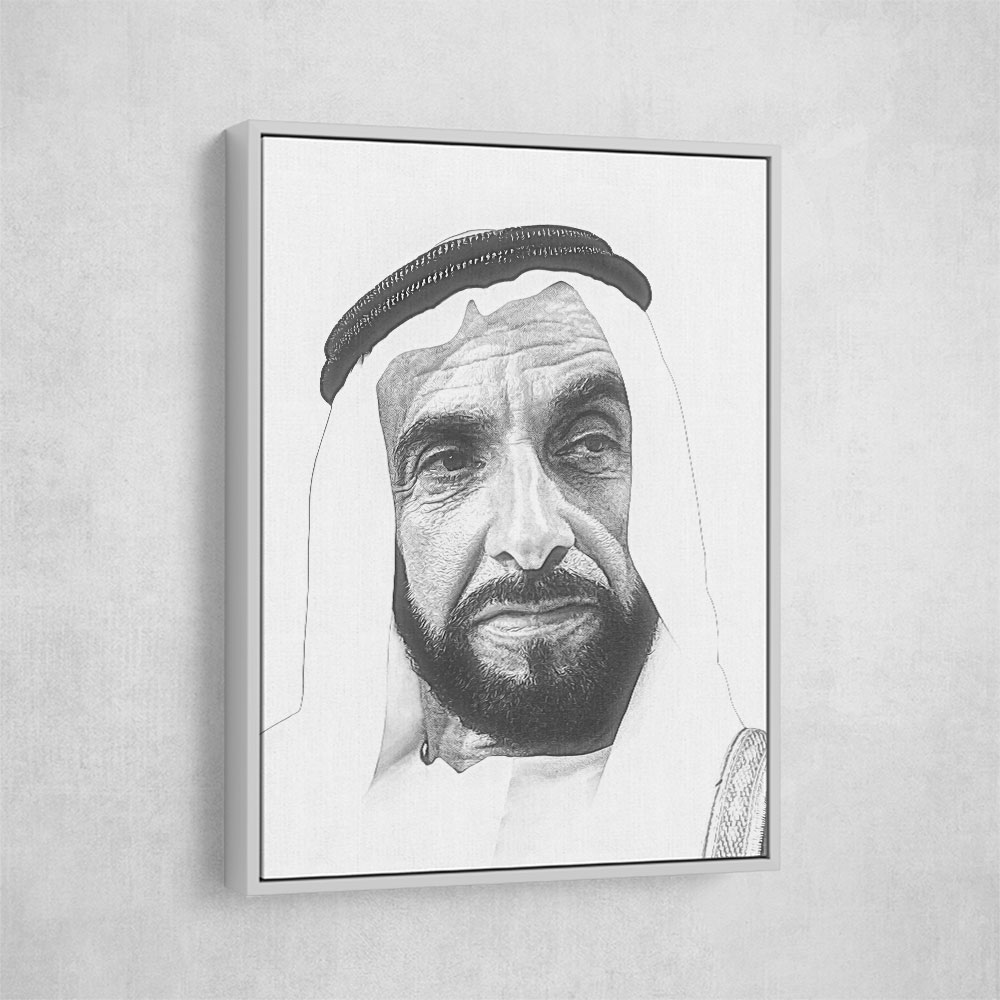 Sheikh Zayed bin Sultan Al Nahyan Portrait