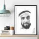 Sheikh Zayed bin Sultan Al Nahyan Portrait