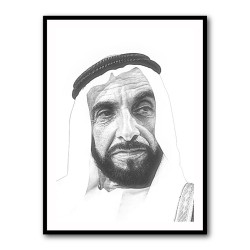 Sheikh Zayed bin Sultan Al Nahyan Portrait