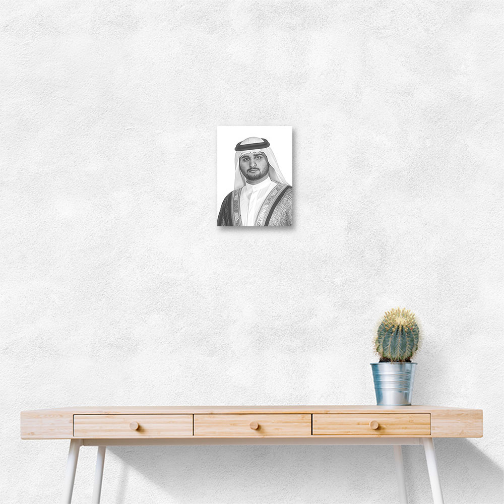 Sheikh Maktoum Bin Mohammed Bin Rashid Al Maktoum Portrait