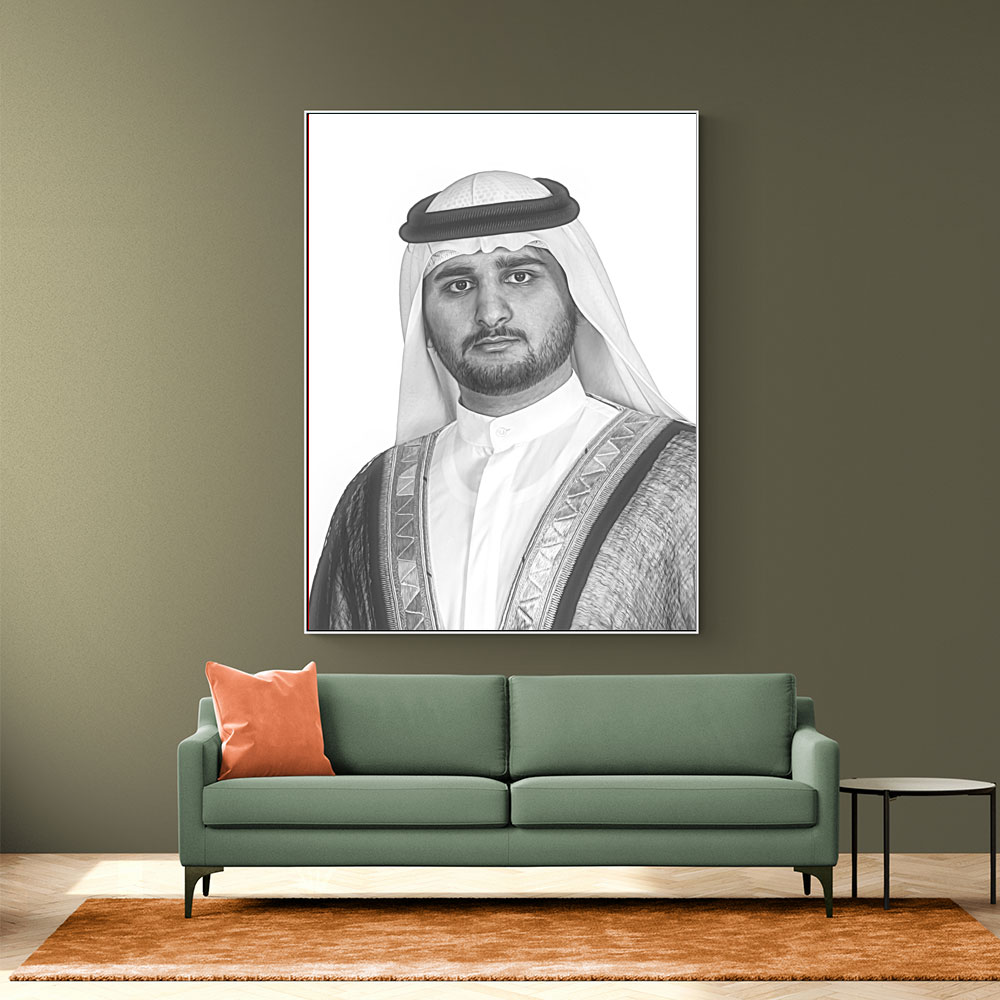 Sheikh Maktoum Bin Mohammed Bin Rashid Al Maktoum Portrait