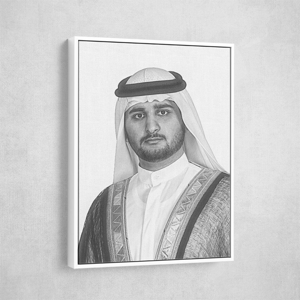 Sheikh Maktoum Bin Mohammed Bin Rashid Al Maktoum Portrait