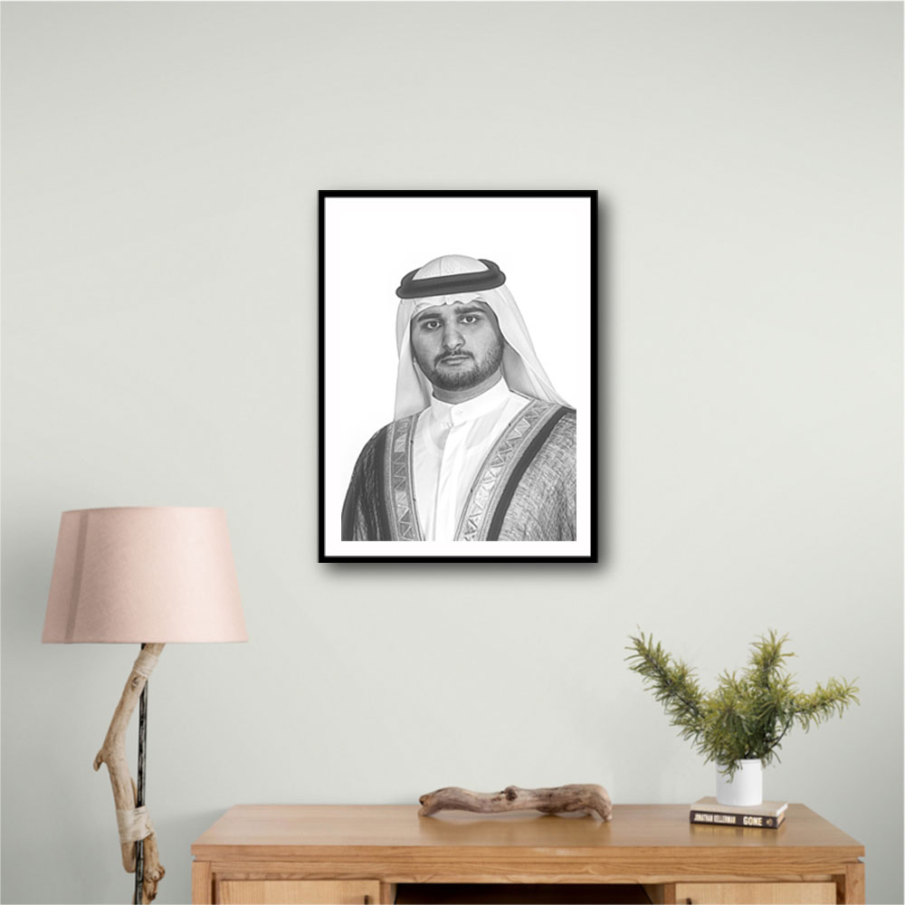 Sheikh Maktoum Bin Mohammed Bin Rashid Al Maktoum Portrait