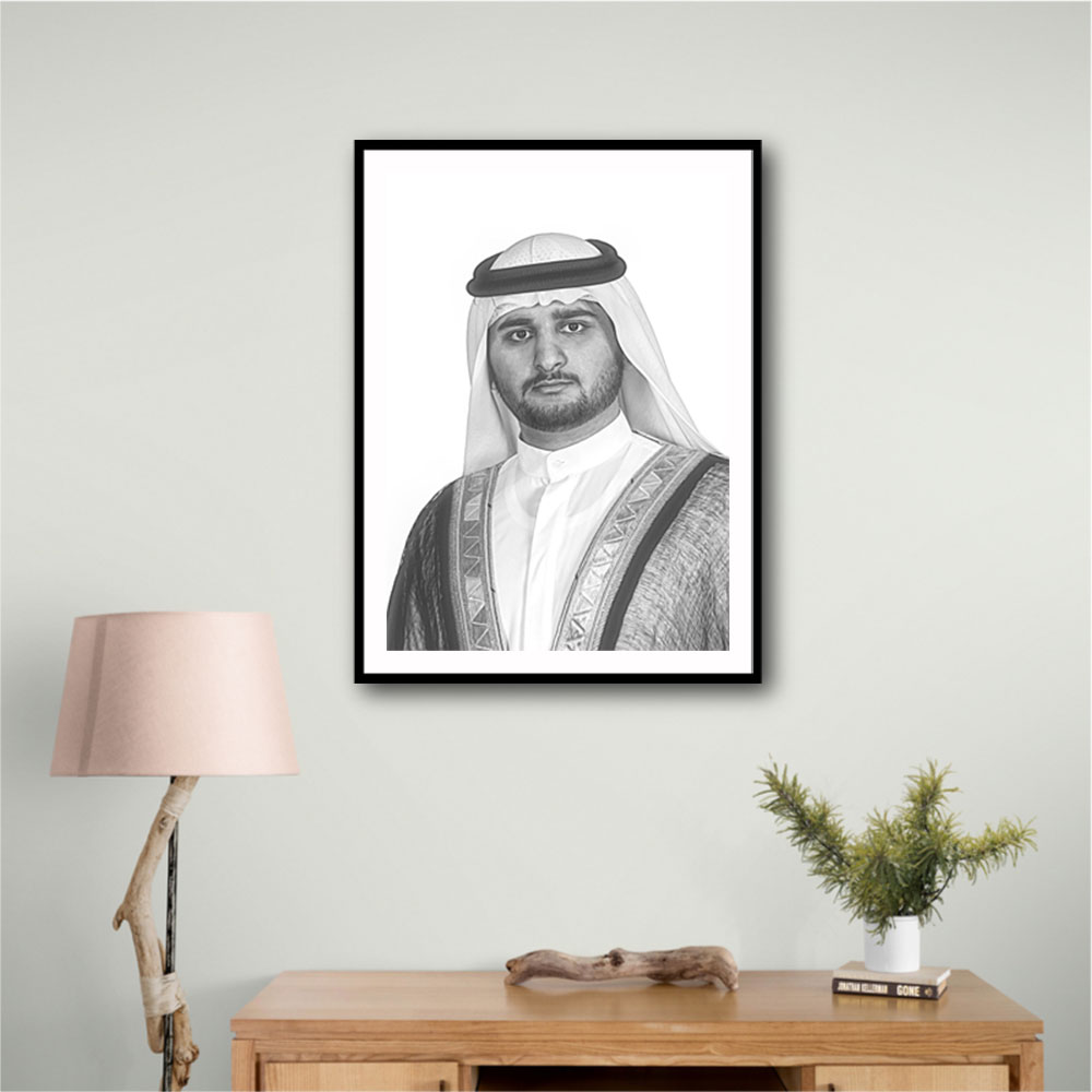 Sheikh Maktoum Bin Mohammed Bin Rashid Al Maktoum Portrait