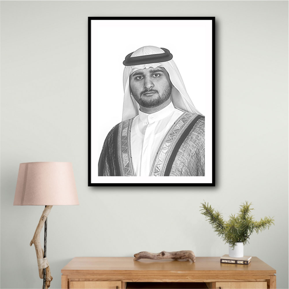 Sheikh Maktoum Bin Mohammed Bin Rashid Al Maktoum Portrait