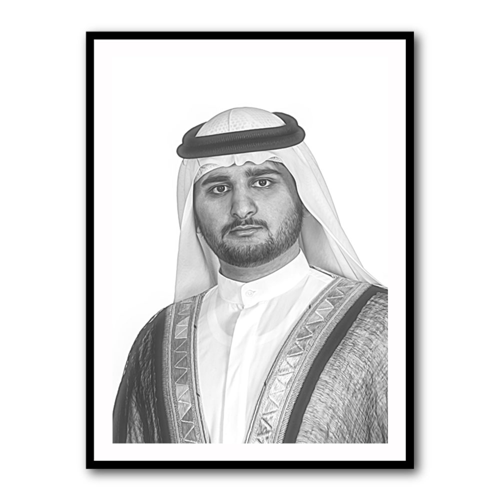 Sheikh Maktoum Bin Mohammed Bin Rashid Al Maktoum Portrait