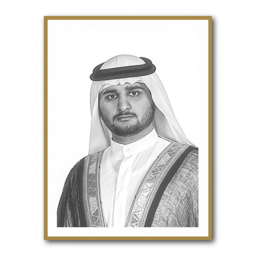 Sheikh Maktoum Bin Mohammed Bin Rashid Al Maktoum Portrait