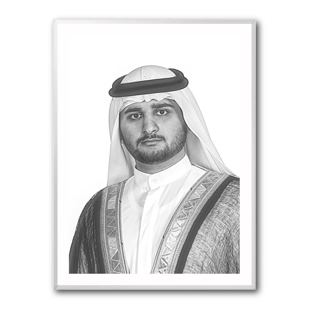 Sheikh Maktoum Bin Mohammed Bin Rashid Al Maktoum Portrait