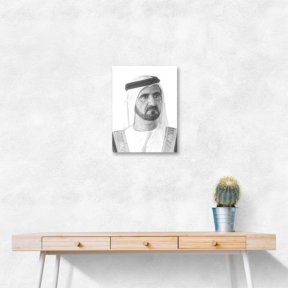 Sheikh Mohammed bin Rashid Al Maktoum Portrait