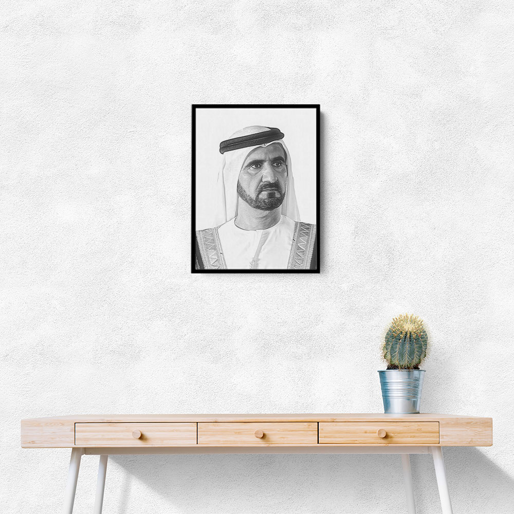 Sheikh Mohammed bin Rashid Al Maktoum Portrait