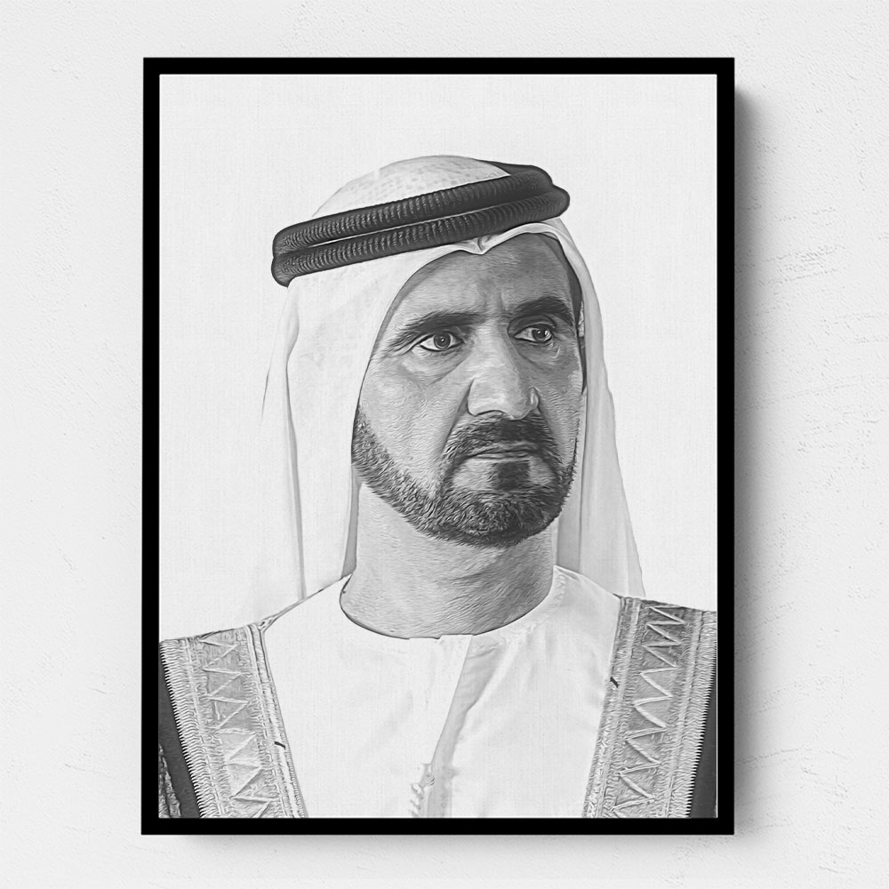 Sheikh Mohammed bin Rashid Al Maktoum Portrait