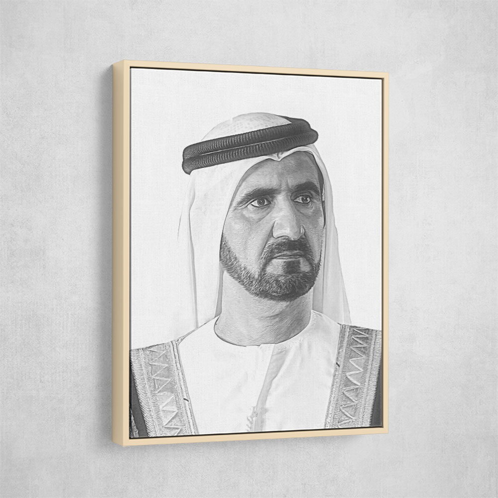 Sheikh Mohammed bin Rashid Al Maktoum Portrait