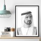 Sheikh Mohammed bin Rashid Al Maktoum Portrait