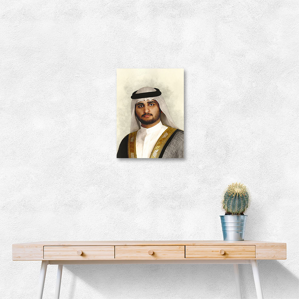 Sheikh Maktoum Bin Mohammed Bin Rashid Al Maktoum Portrait