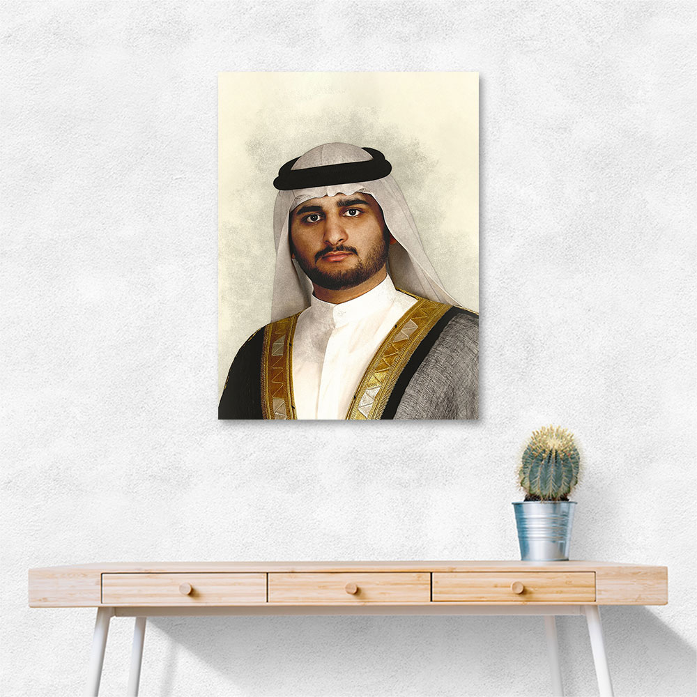 Sheikh Maktoum Bin Mohammed Bin Rashid Al Maktoum Portrait