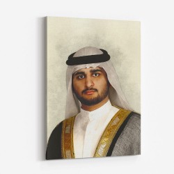 Sheikh Maktoum Bin Mohammed Bin Rashid Al Maktoum Portrait