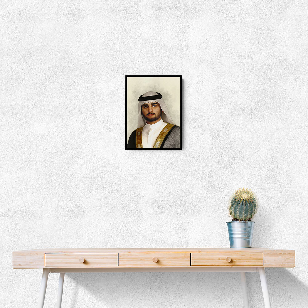 Sheikh Maktoum Bin Mohammed Bin Rashid Al Maktoum Portrait