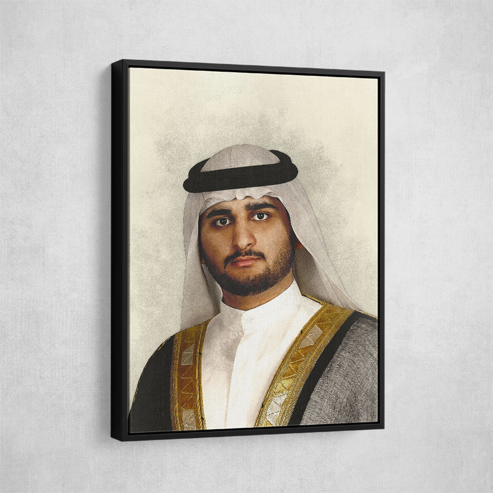 Sheikh Maktoum Bin Mohammed Bin Rashid Al Maktoum Portrait