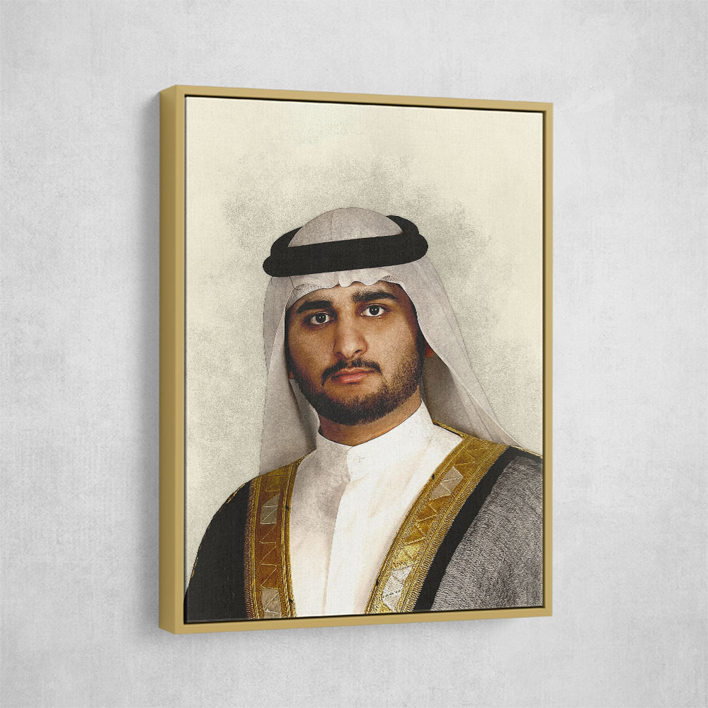 Sheikh Maktoum Bin Mohammed Bin Rashid Al Maktoum Portrait