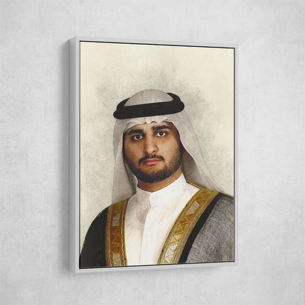 Sheikh Maktoum Bin Mohammed Bin Rashid Al Maktoum Portrait