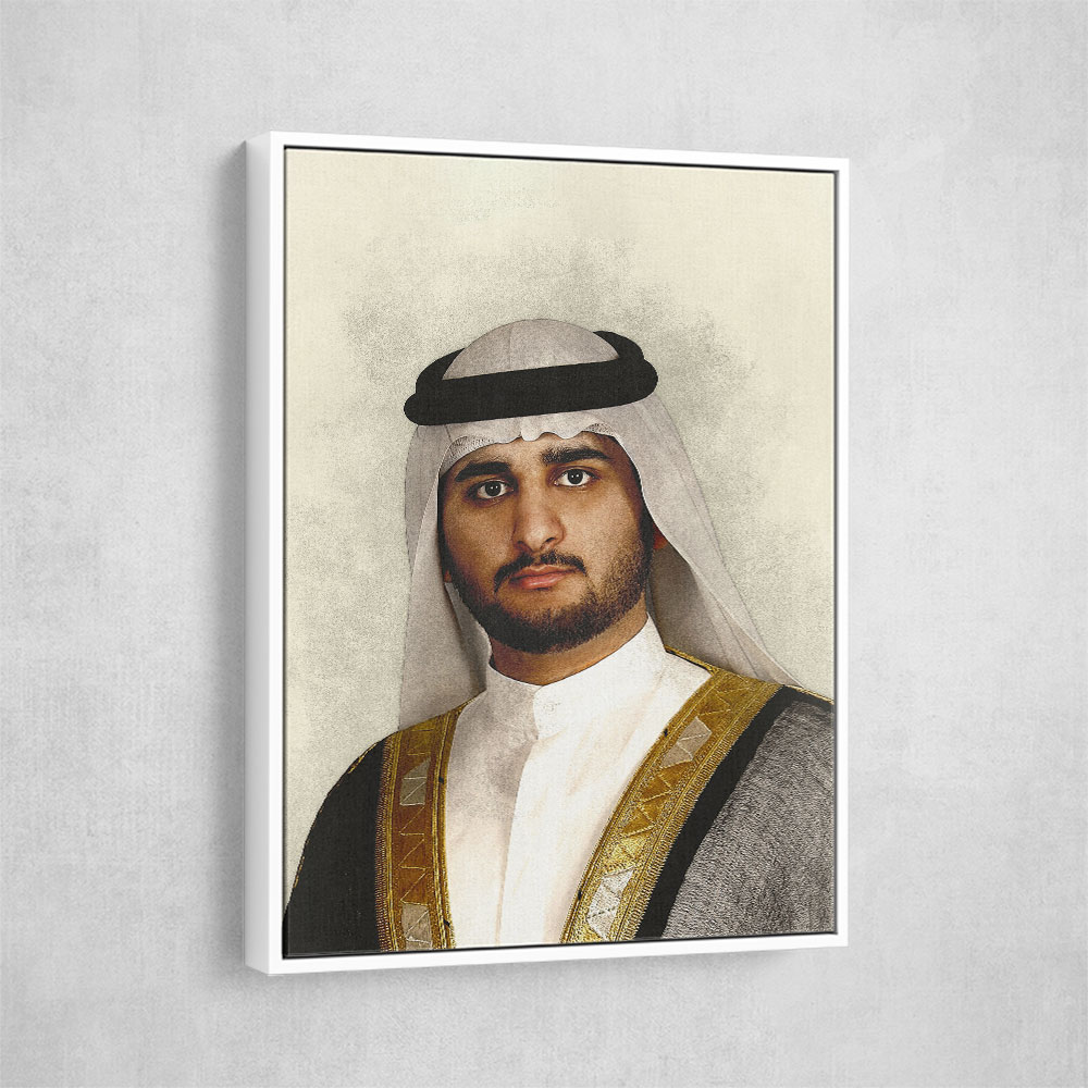 Sheikh Maktoum Bin Mohammed Bin Rashid Al Maktoum Portrait