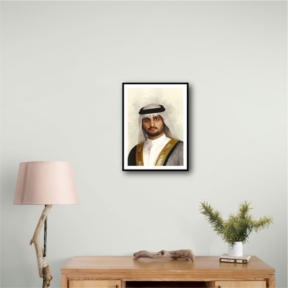 Sheikh Maktoum Bin Mohammed Bin Rashid Al Maktoum Portrait