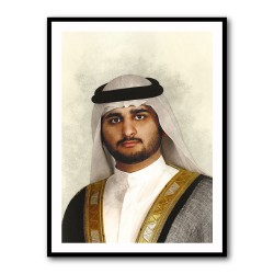 Sheikh Maktoum Bin Mohammed Bin Rashid Al Maktoum Portrait