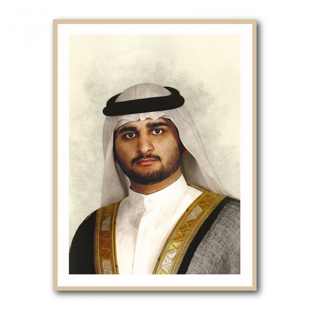 Sheikh Maktoum Bin Mohammed Bin Rashid Al Maktoum Portrait