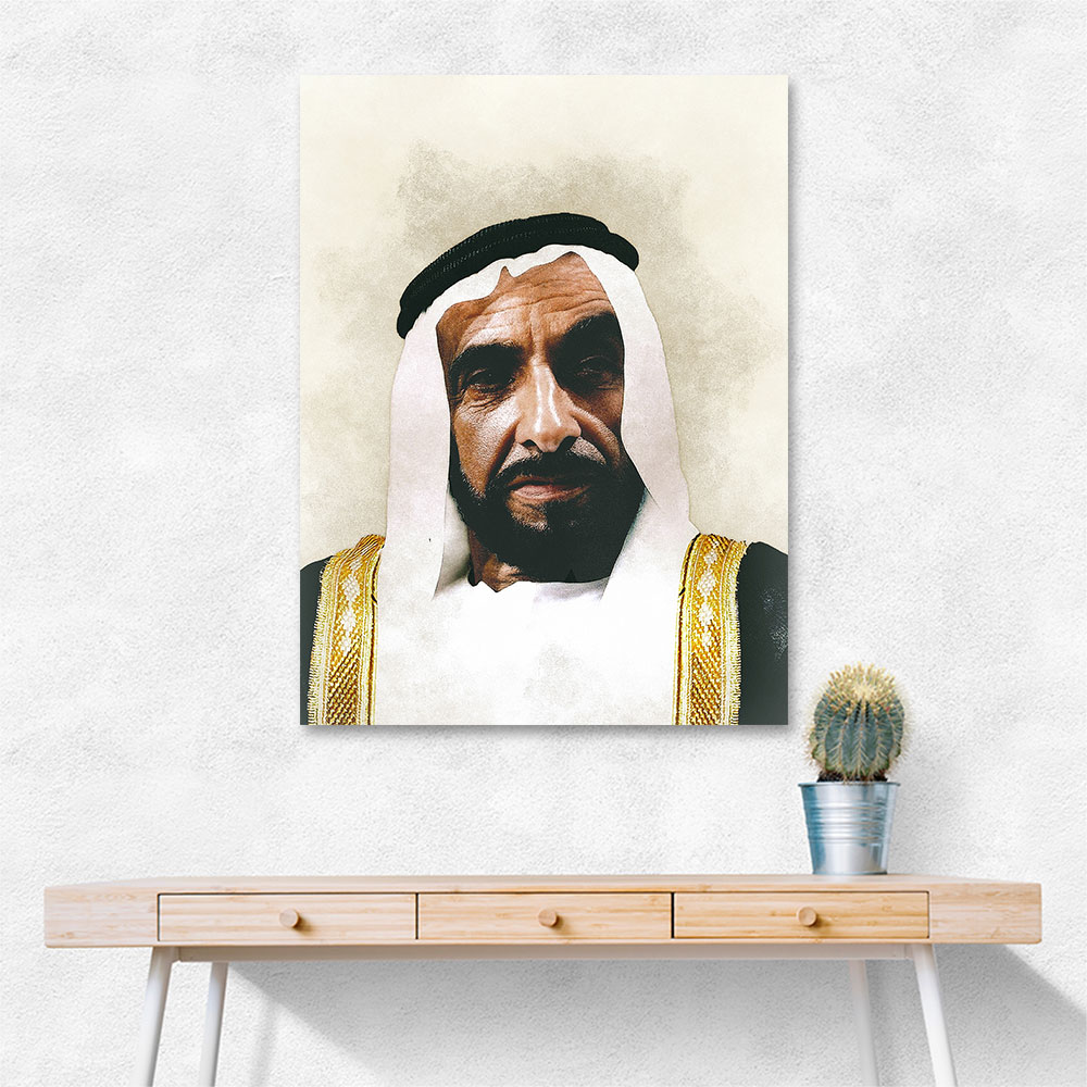 Sheikh Zayed bin Sultan Al Nahyan Portrait