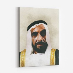 Sheikh Zayed bin Sultan Al Nahyan Portrait