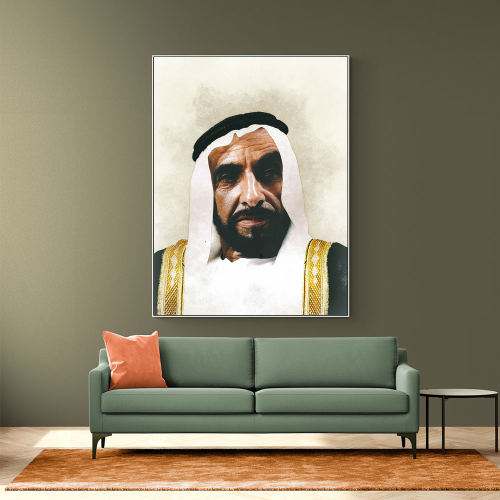 Sheikh Zayed bin Sultan Al Nahyan Portrait