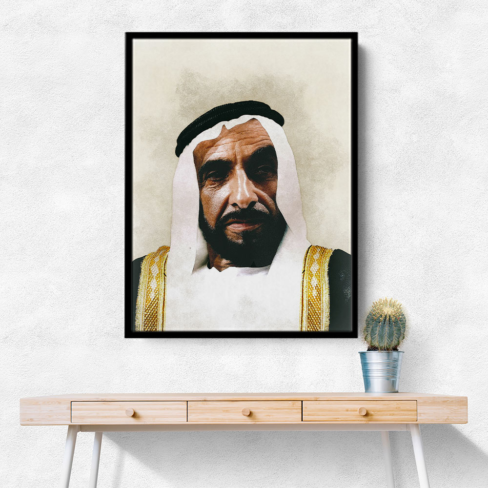 Sheikh Zayed bin Sultan Al Nahyan Portrait