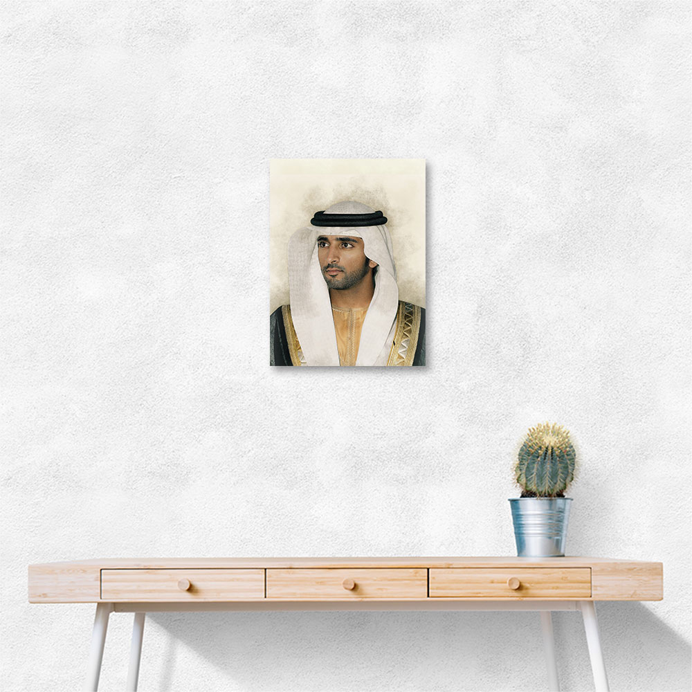 Sheikh Hamdan bin Mohammed bin Rashid Al Maktoum Portrait