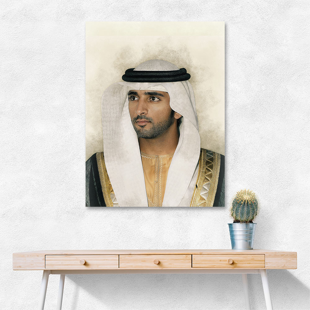 Sheikh Hamdan bin Mohammed bin Rashid Al Maktoum Portrait